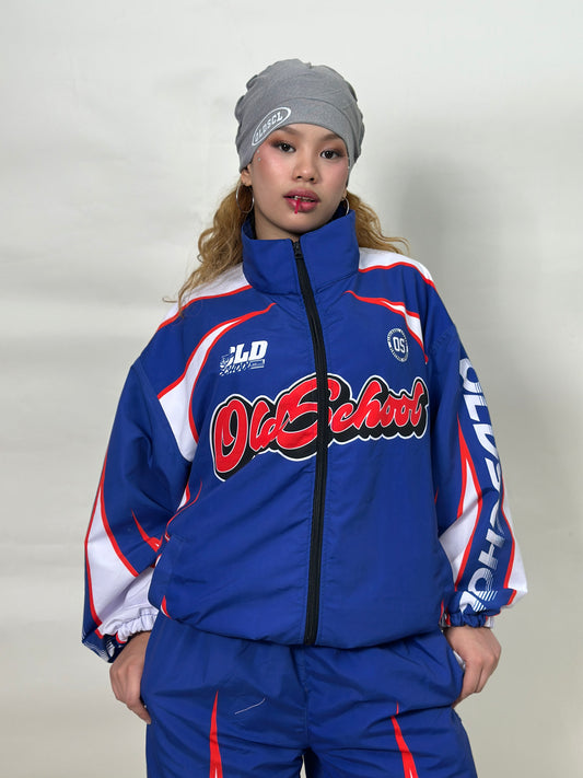 BLUE OS DRIFT MODE (WINDBREAKER JACKET)