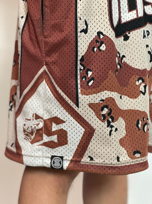 DESERT CAMOUFLAGE MESH SHORT
