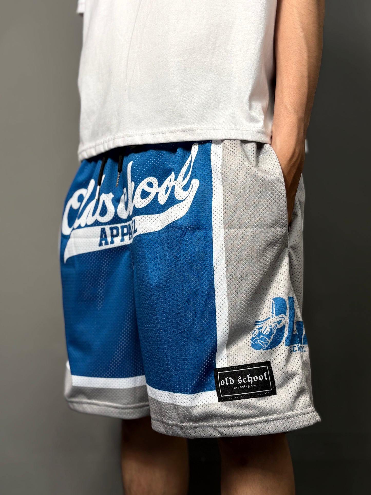 BLUE DRIP MESH SHORT