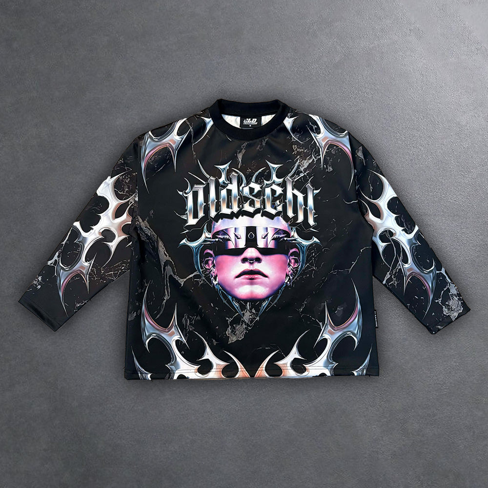 CYBER CHROME LONG SLEVEE JERSEY