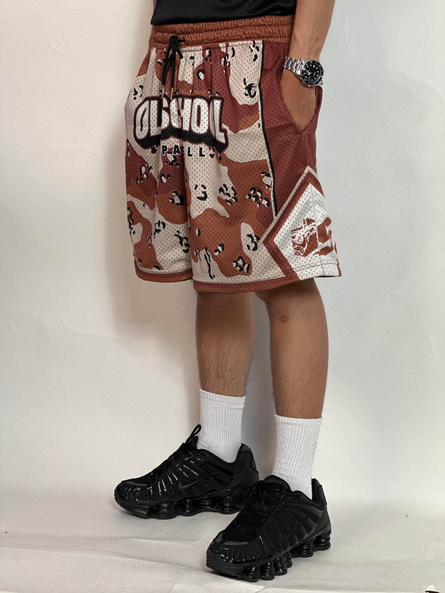 DESSERT CAMO MESH SHORT