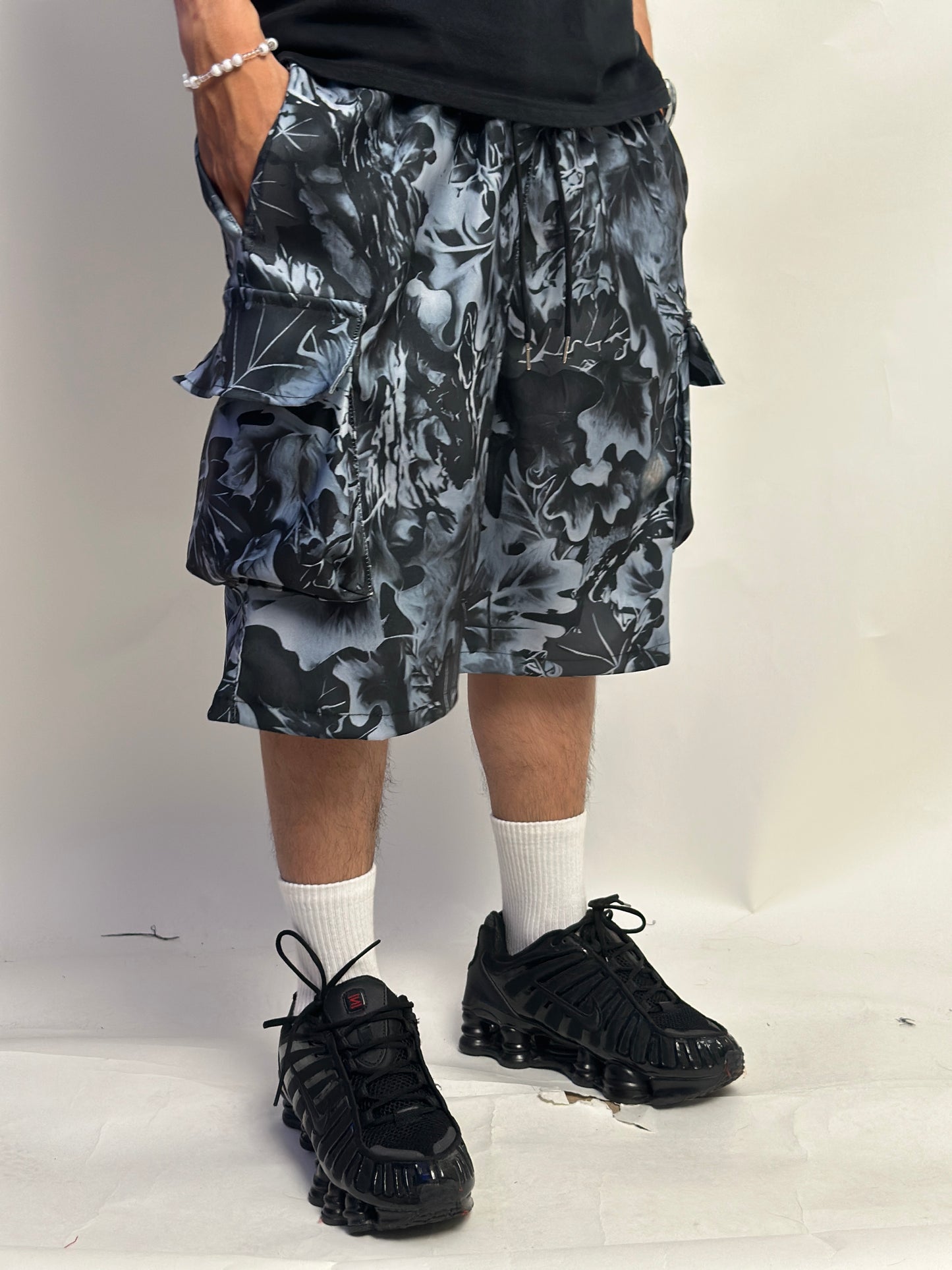 SMOKE CAMO CARGO SHORT