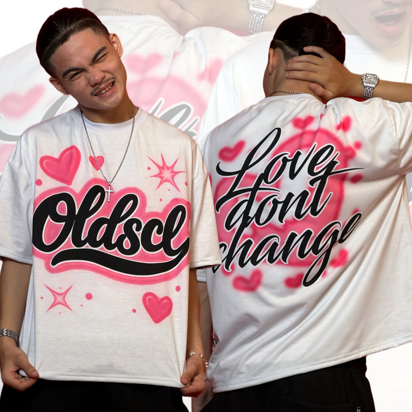 LOVE DON'T CHANGE TEE (WHITE)