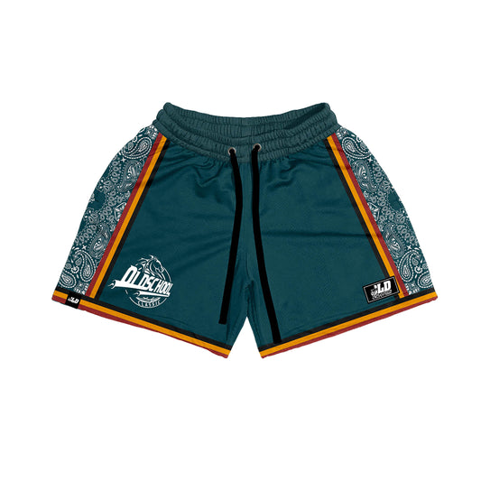 GREEN EMERALD MESH SHORT