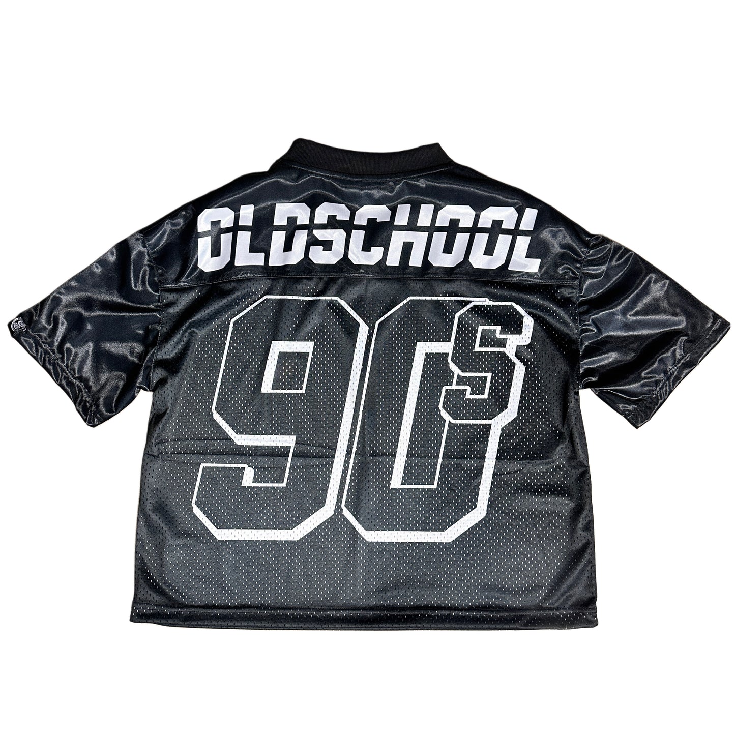 OLD SCHOOL 90'S BOXY CROP TEE (BLACK)