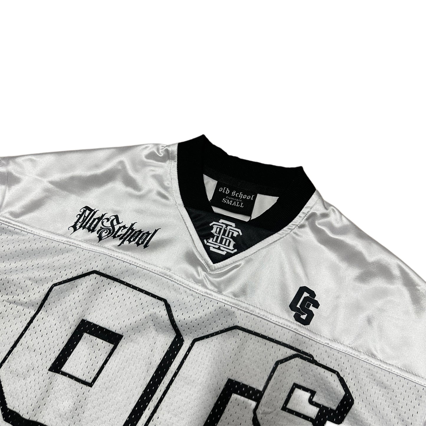 OLD SCHOOL 90'S BOXY CROP TEE (WHITE)