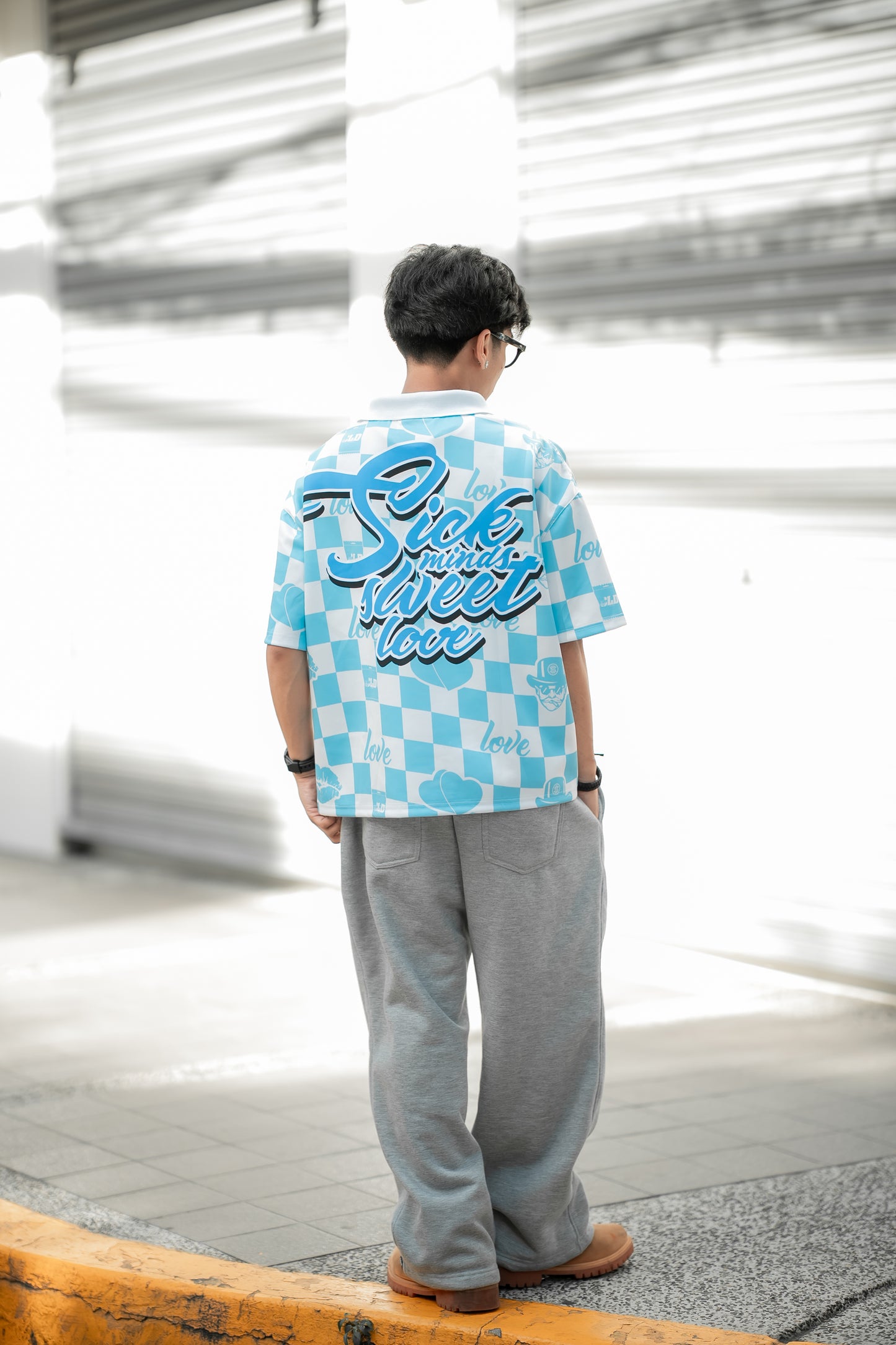 SICK SWEET VALENTINE POLO (BLUE)