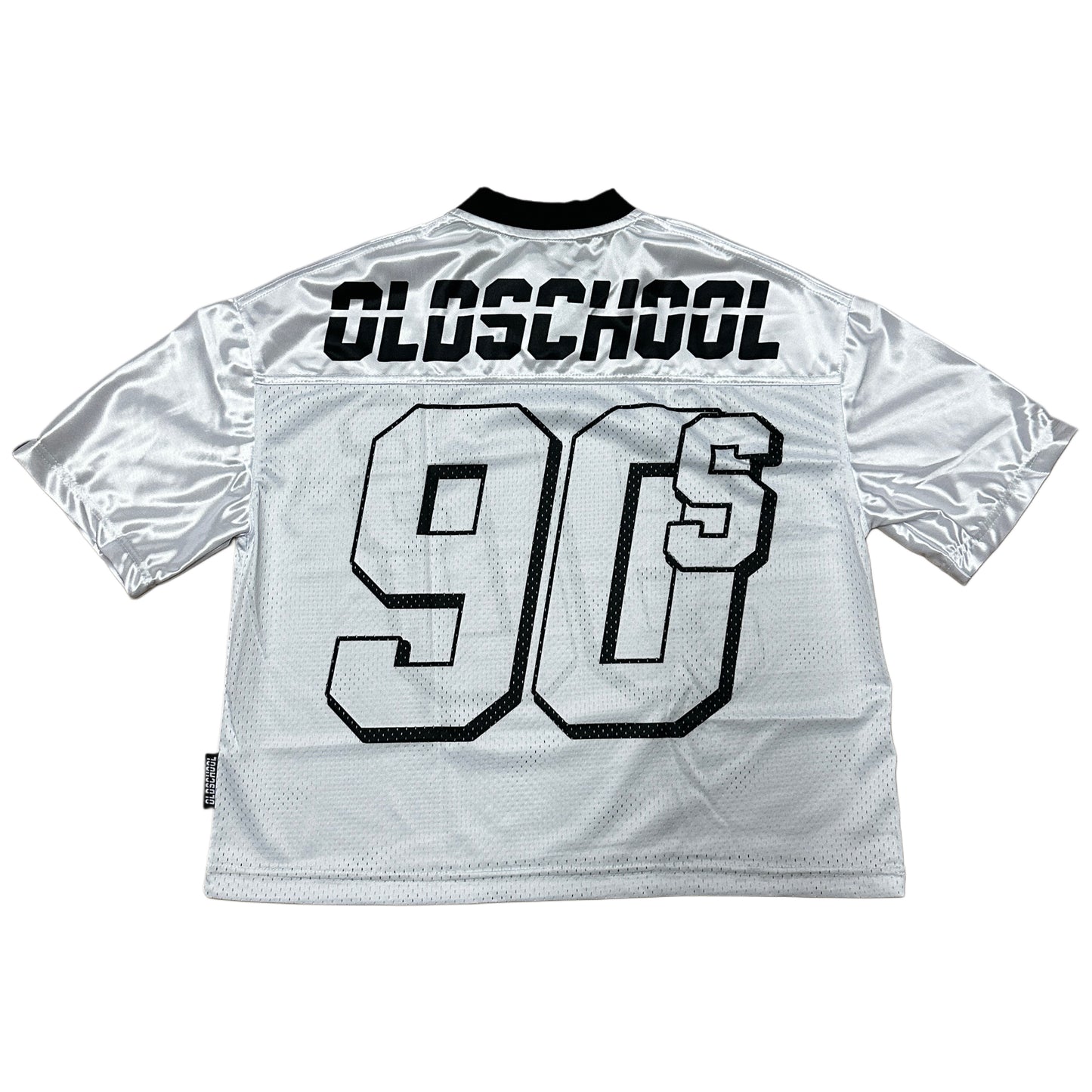 OLD SCHOOL 90'S BOXY CROP TEE (WHITE)