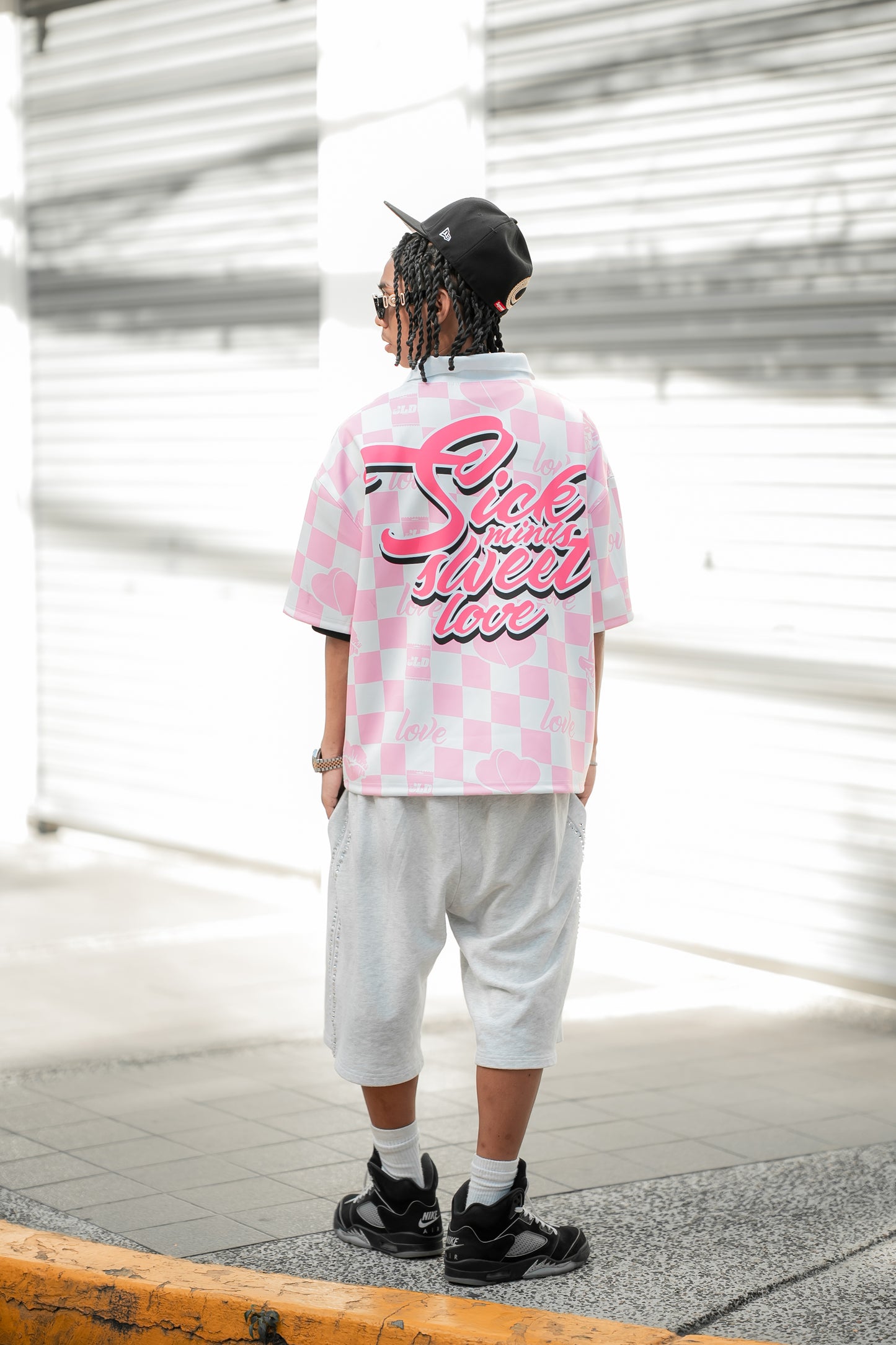 SICK SWEET VALENTINE POLO (PINK)