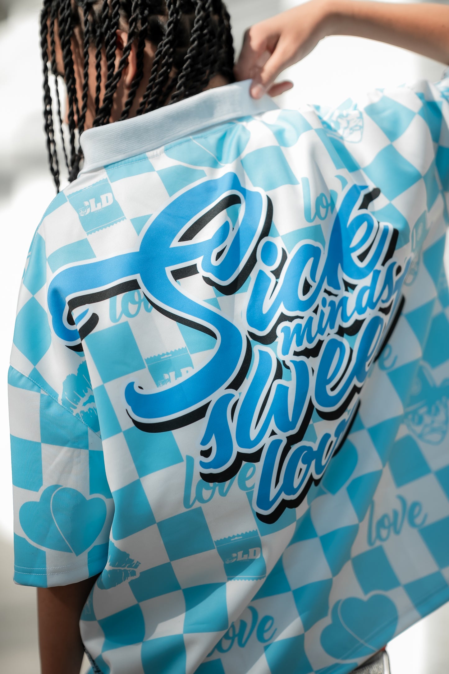SICK SWEET VALENTINE POLO (BLUE)