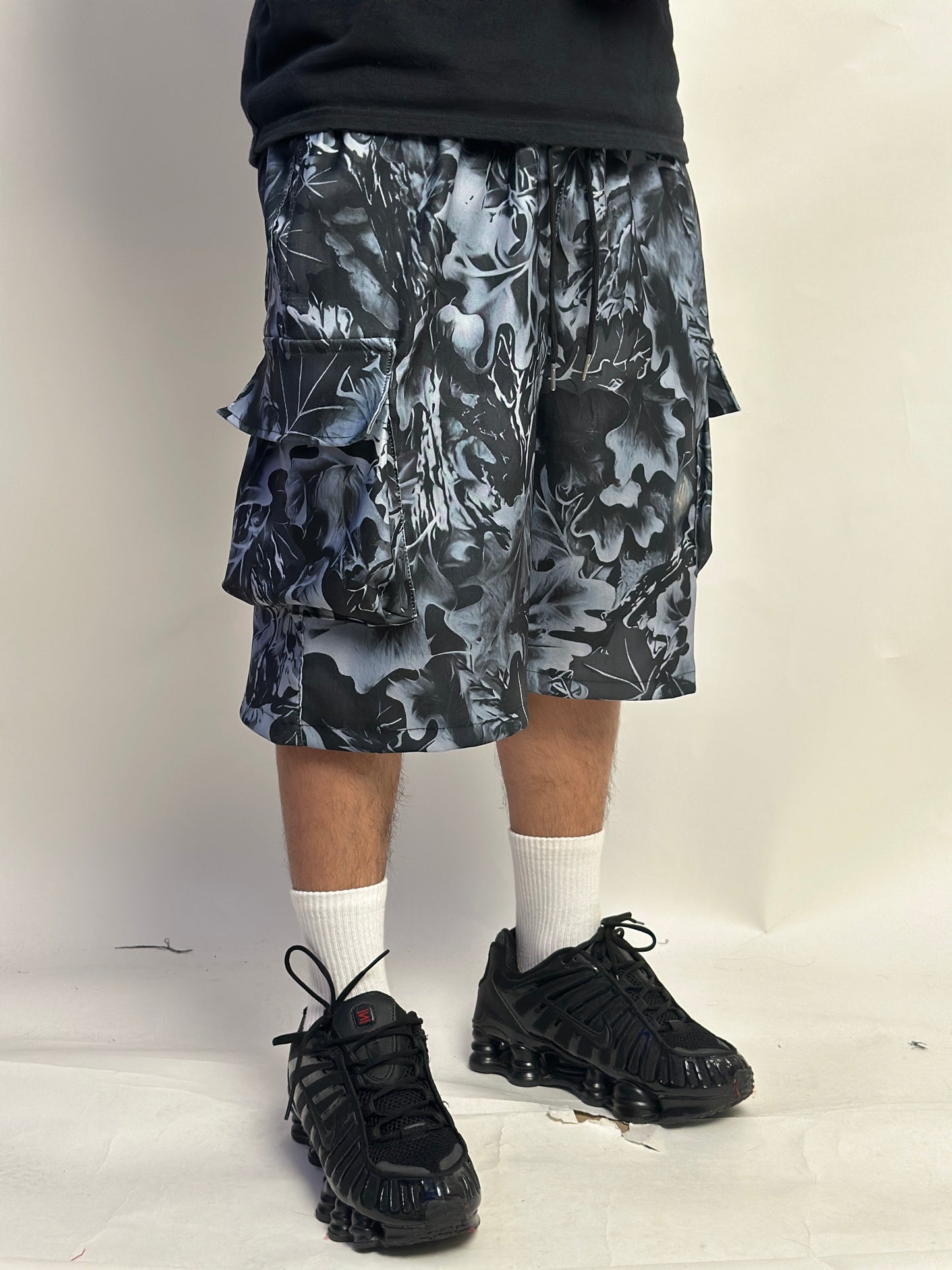 SMOKE CAMO CARGO SHORT