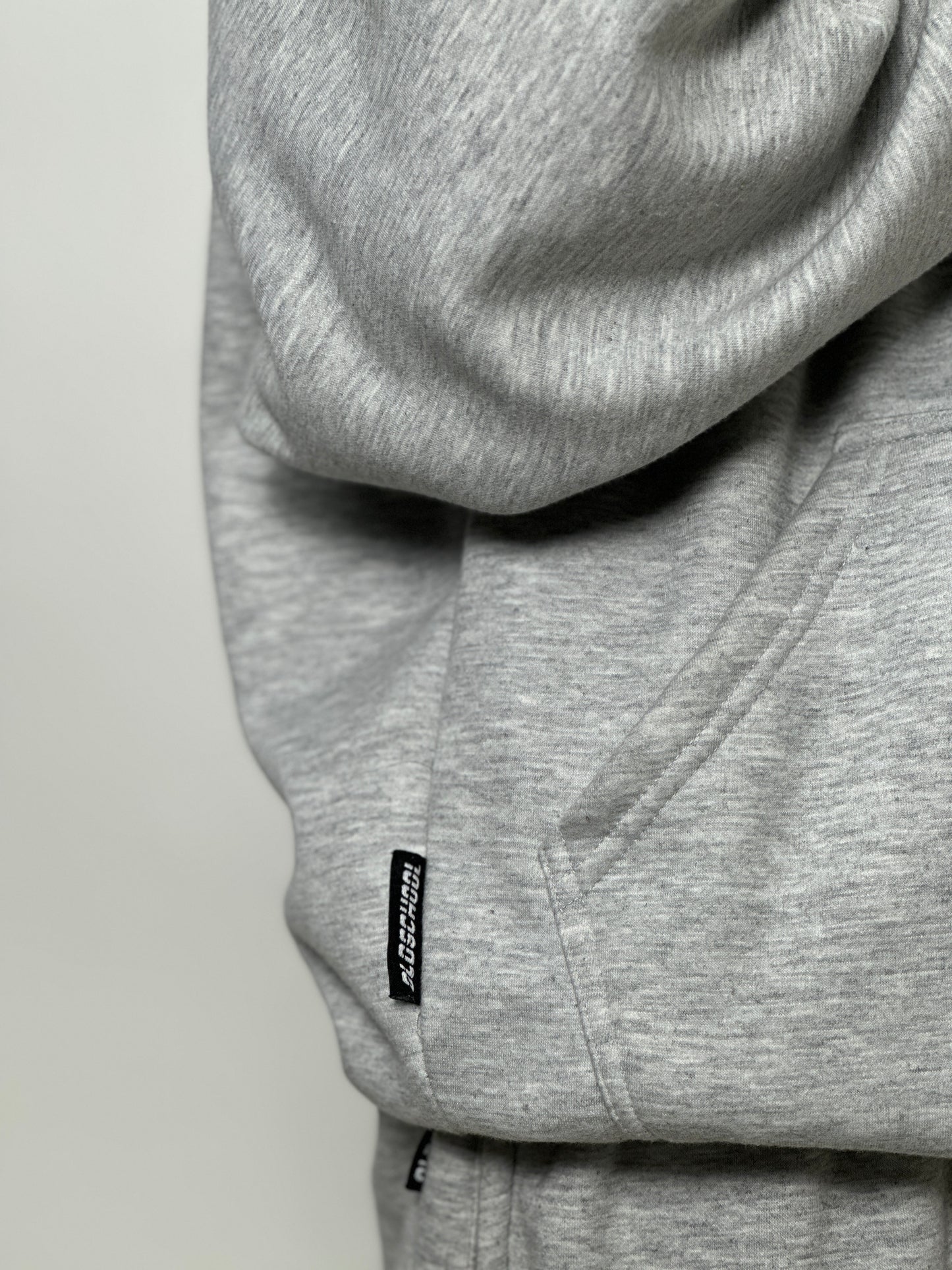 PLAIN BOXY OVERSIZED HOODIE