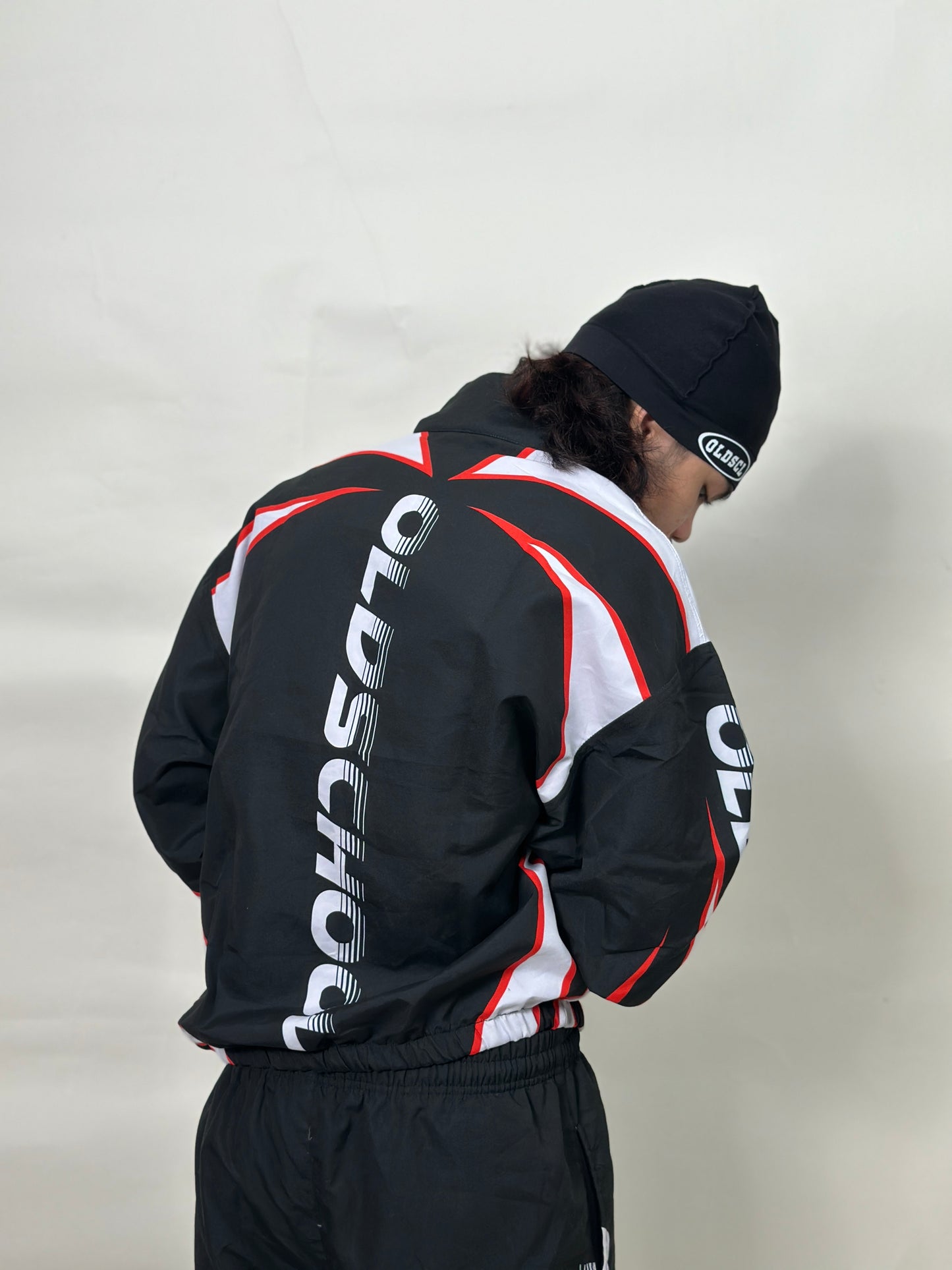 BLACK DRIFT MODE OS WINDBREAKER JACKET