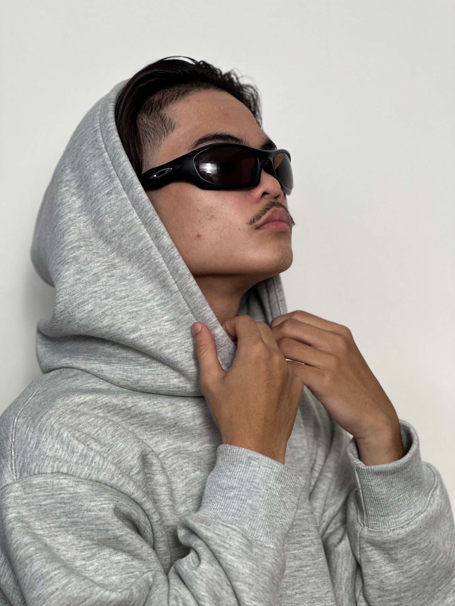 PLAIN BOXY OVERSIZED HOODIE