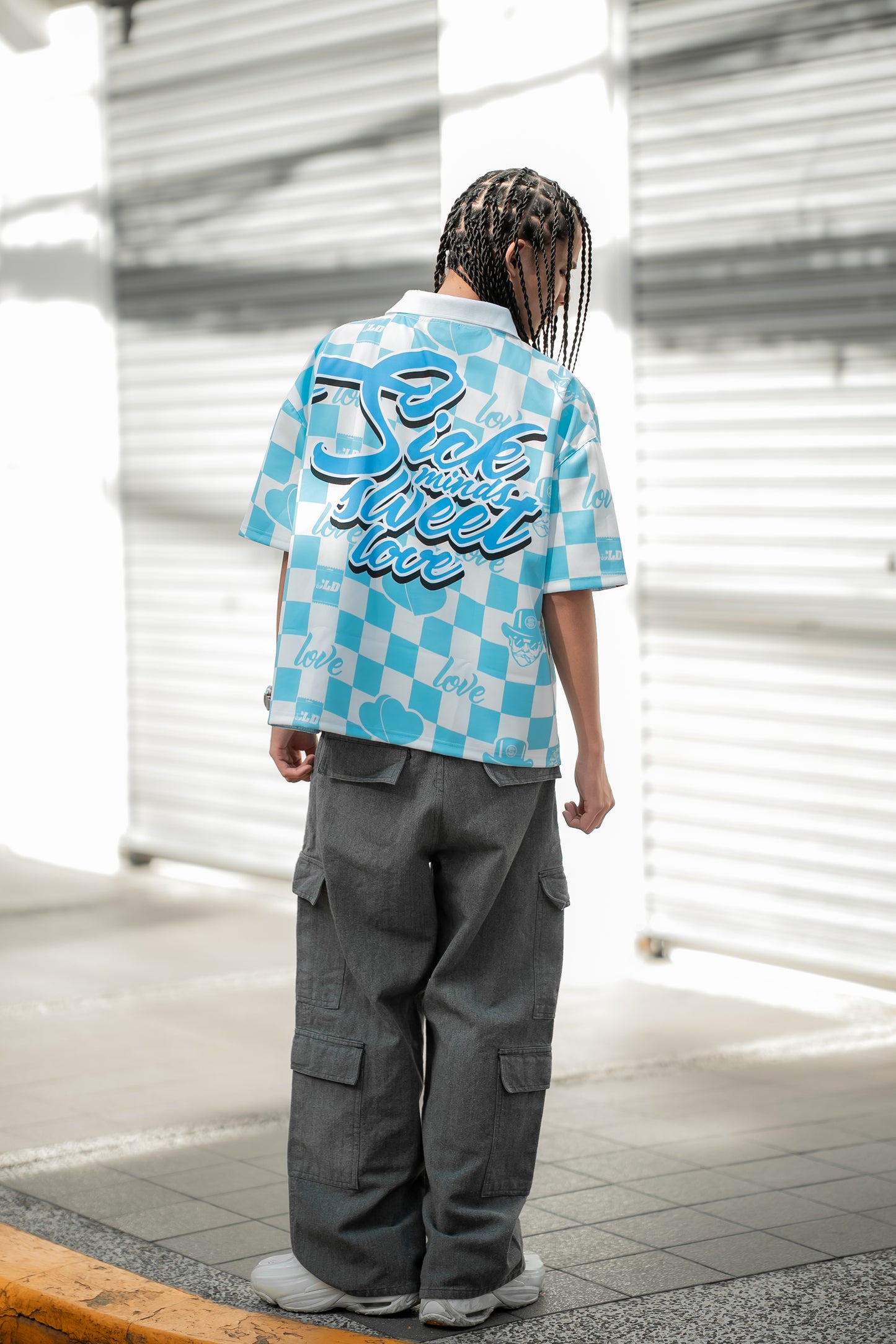 SICK SWEET VALENTINE POLO (BLUE)