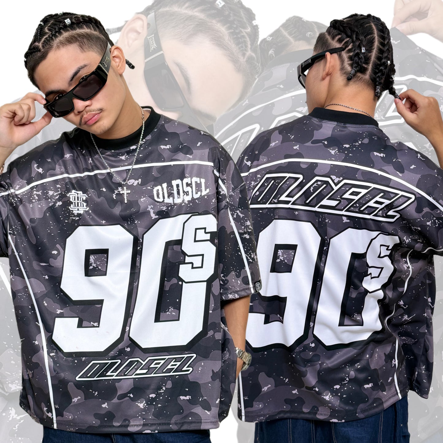 Boxy Crop Camo Jersey