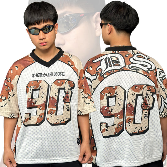 BROWN DESERT CAMOUFLAGE 90s JERSEY