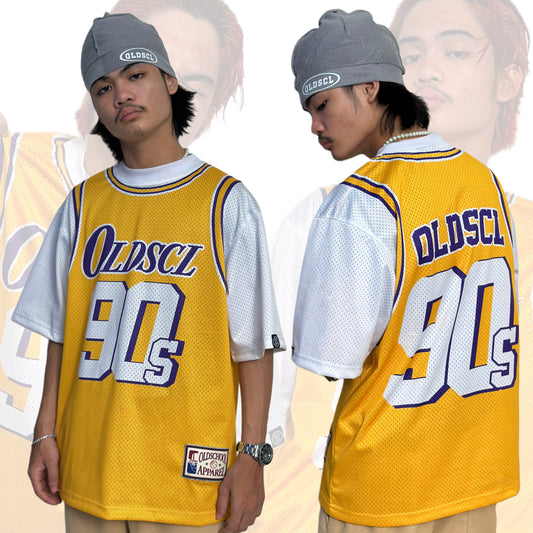 LAKERS 90s OVERSIZED FOOTBALL JERSEY