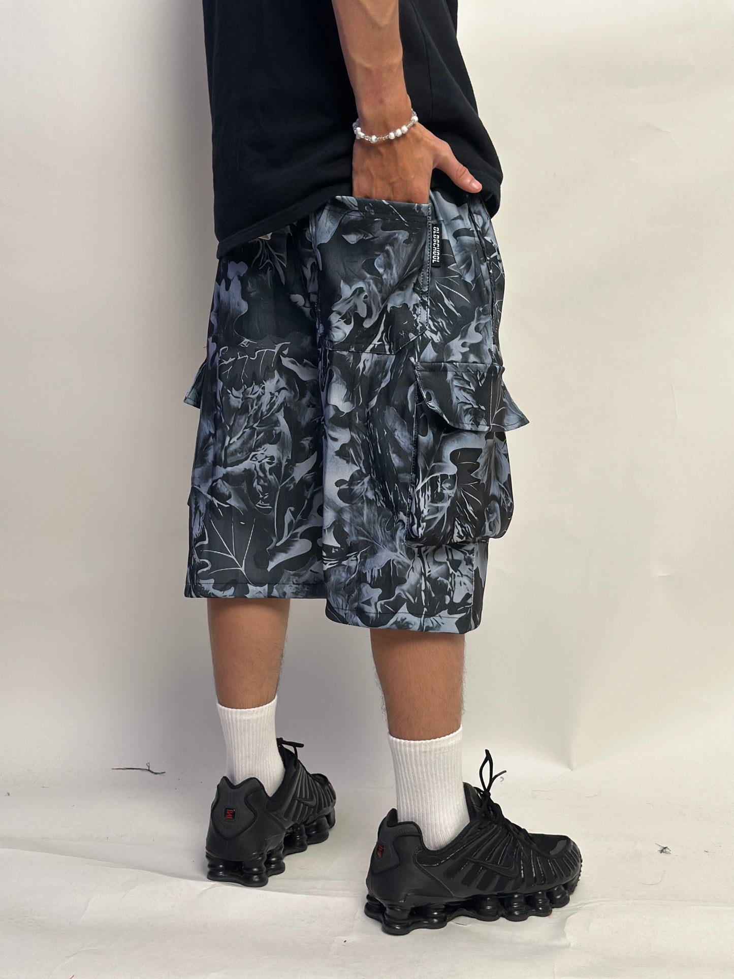 SMOKE CAMO CARGO SHORT
