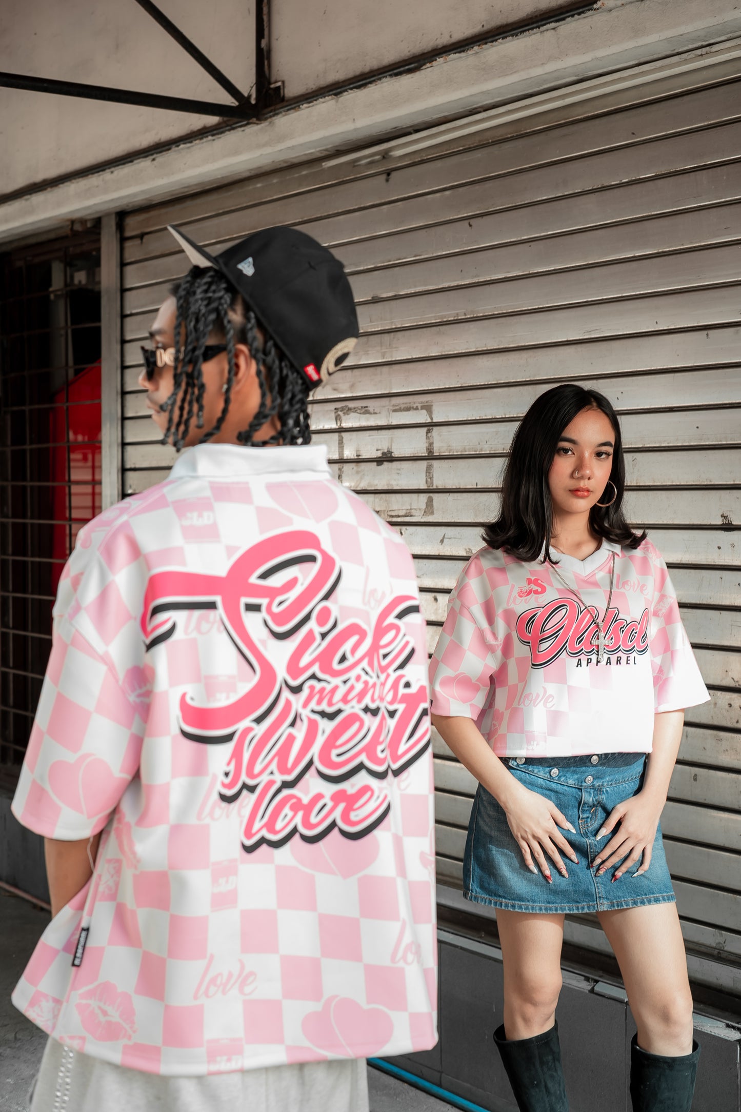 SICK SWEET VALENTINE POLO (PINK)
