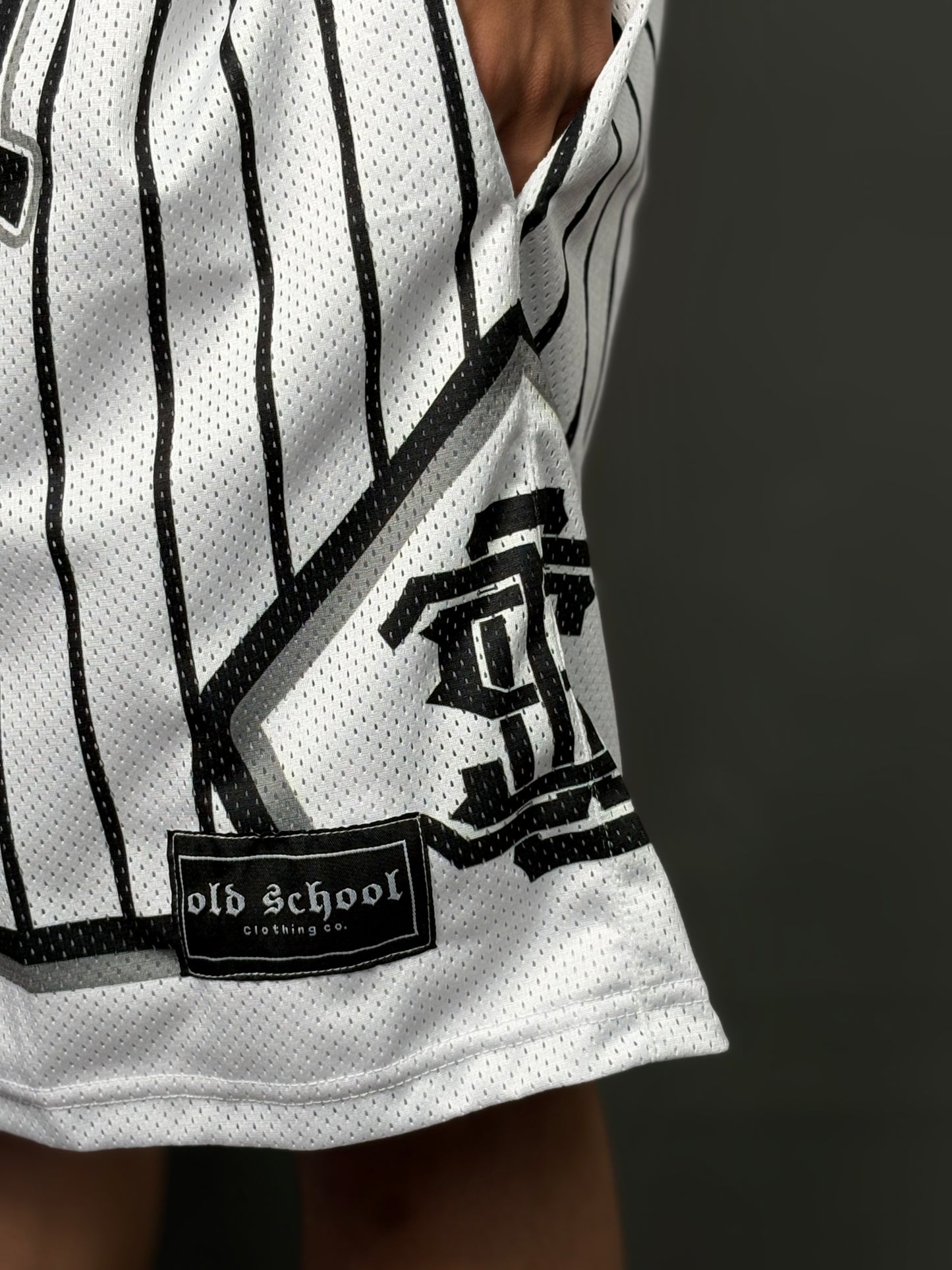MONO PINSTRIPE MESH SHORT