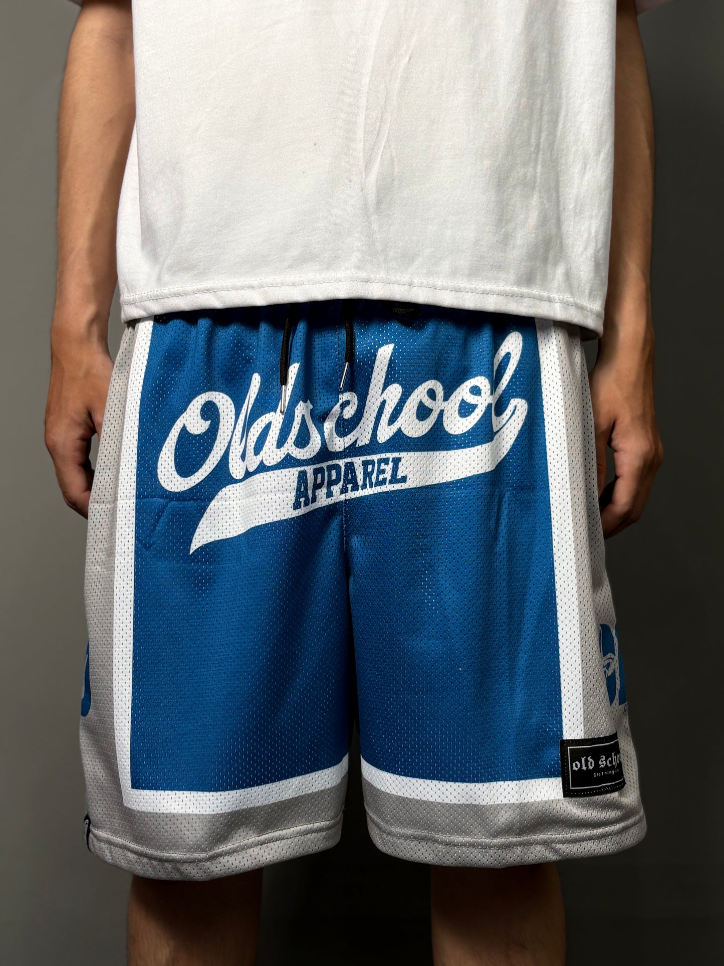 BLUE DRIP MESH SHORT