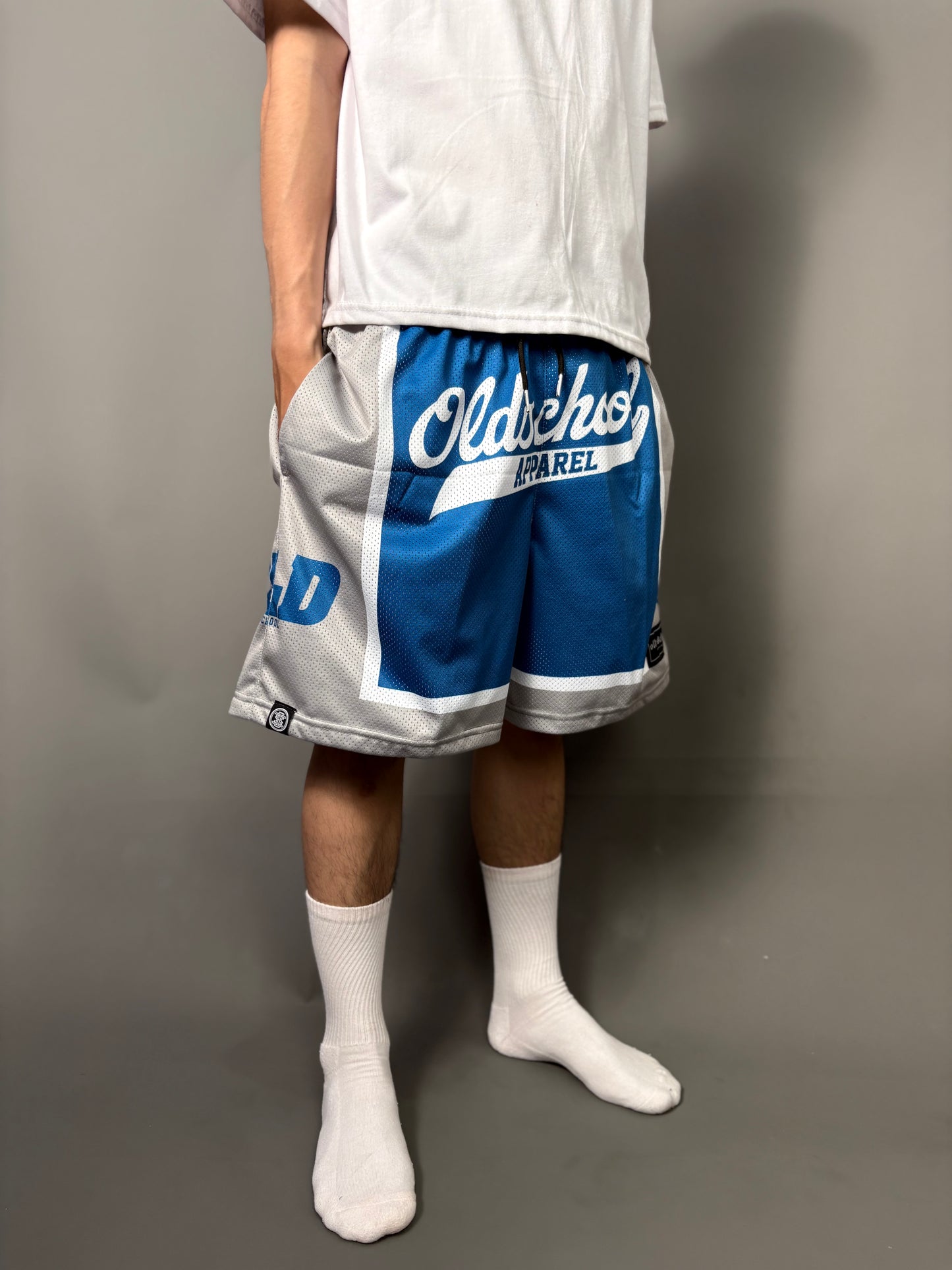 BLUE DRIP MESH SHORT