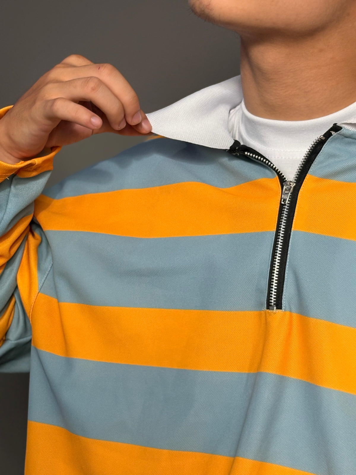 VARSITY GOLDEN DRIP LONG SLEEVE JERSEY