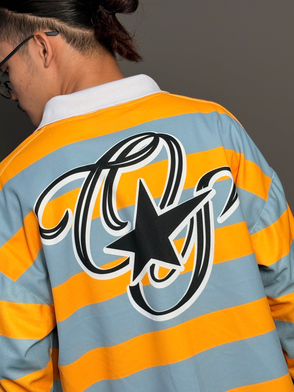 VARSITY GOLDEN DRIP LONG SLEEVE JERSEY
