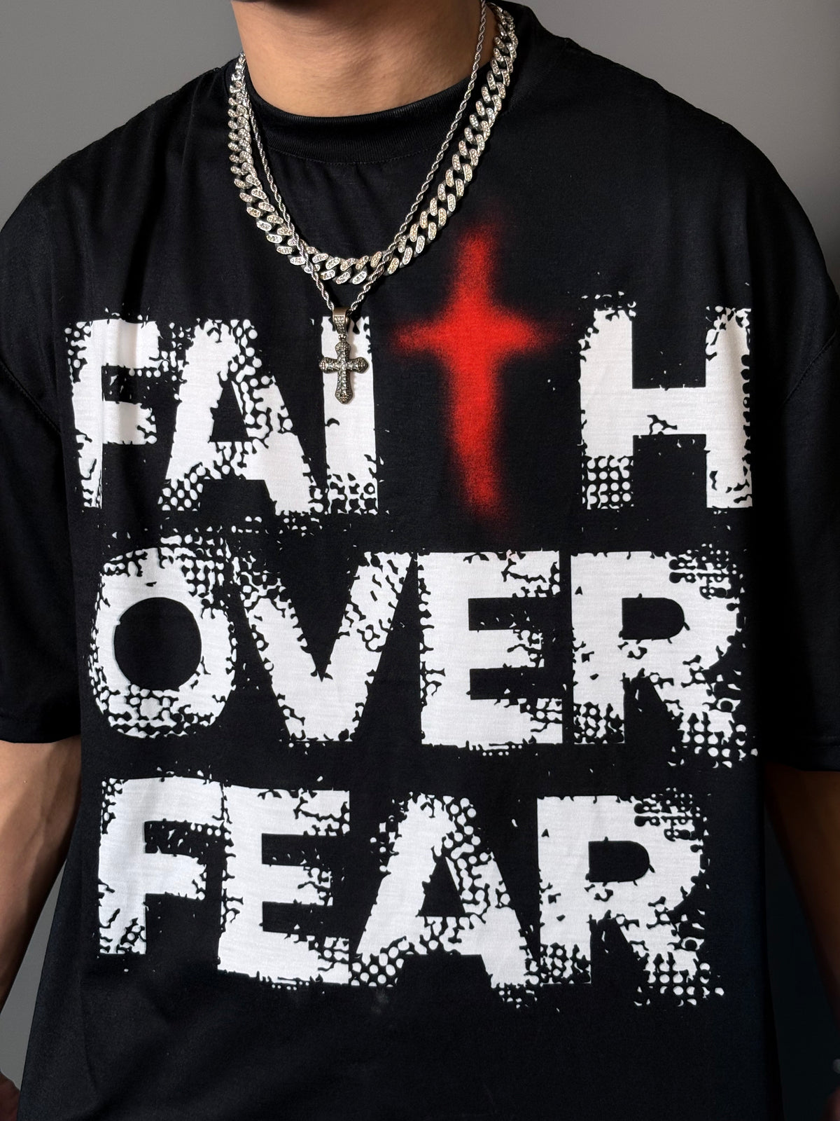 FAITH OVER FEAR T-SHIRT