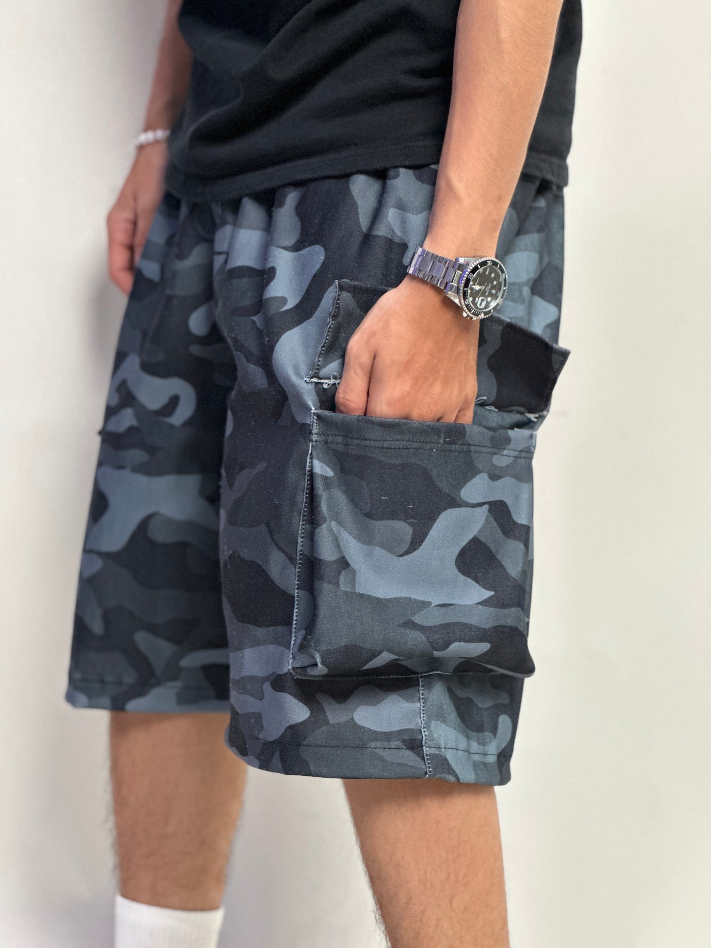 Cargo Short Navy Camo